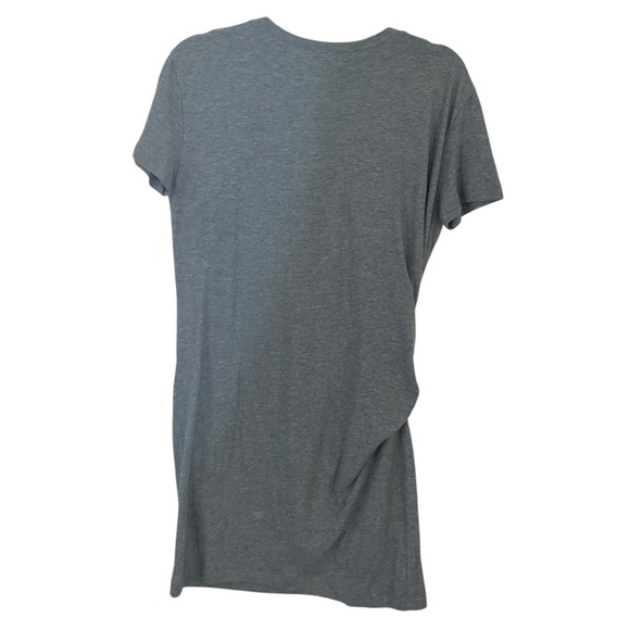 Vince Side Tie Cotton t shirt  Dress small gray - Picture 5 of 7